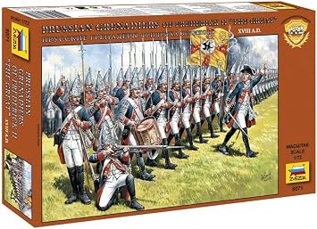1/72 Grenadiers of Frederick II the Great XVIII Century