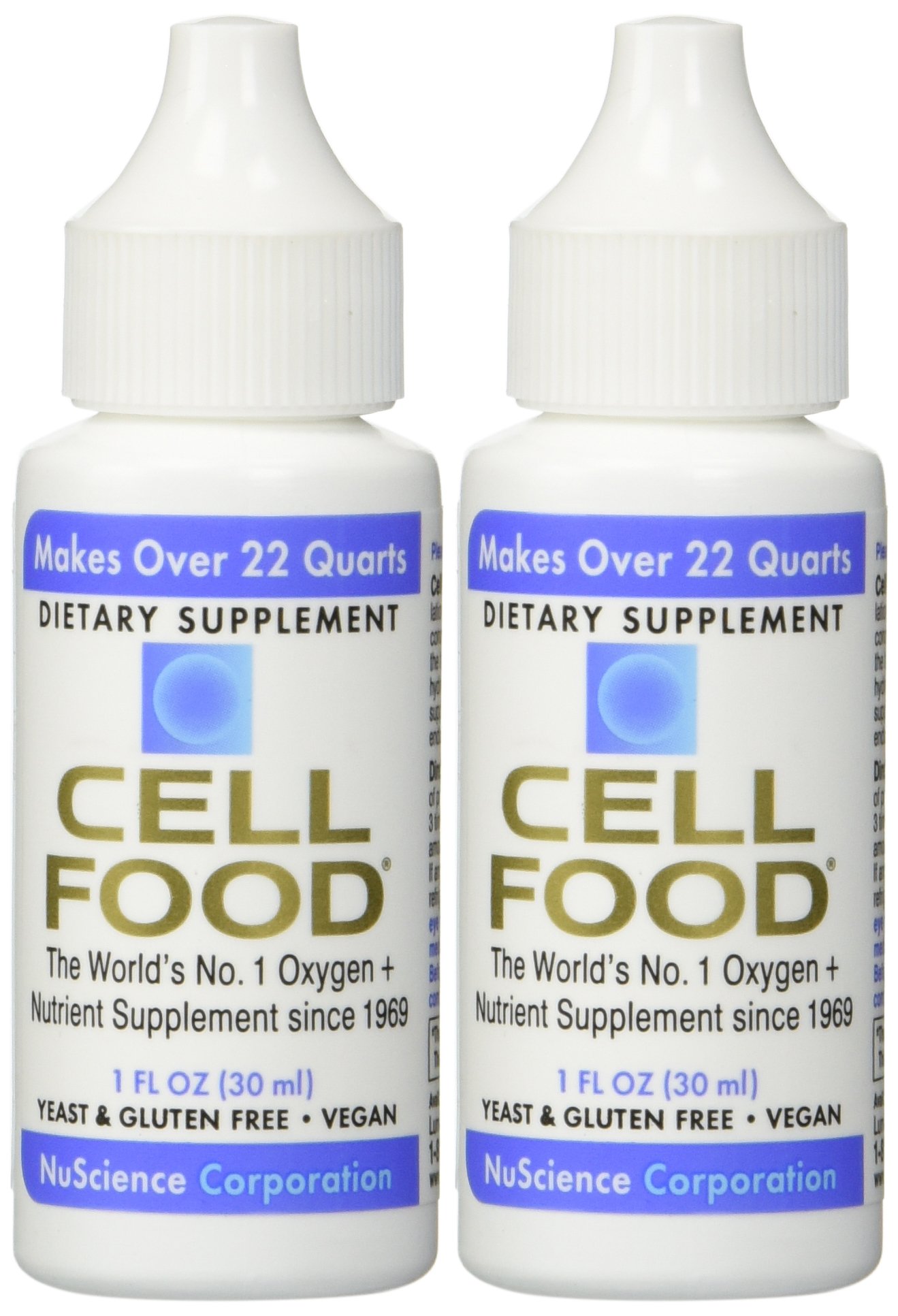 Oxygen Boost - 1 fl oz, 2 Pack - Liquid Oxygen Supplement for Lymphatic Drainage, Altitude Sickness, Jet Lag, Fatigue, Headaches, Hangovers & Energy - Gluten Free, Cert. Kosher