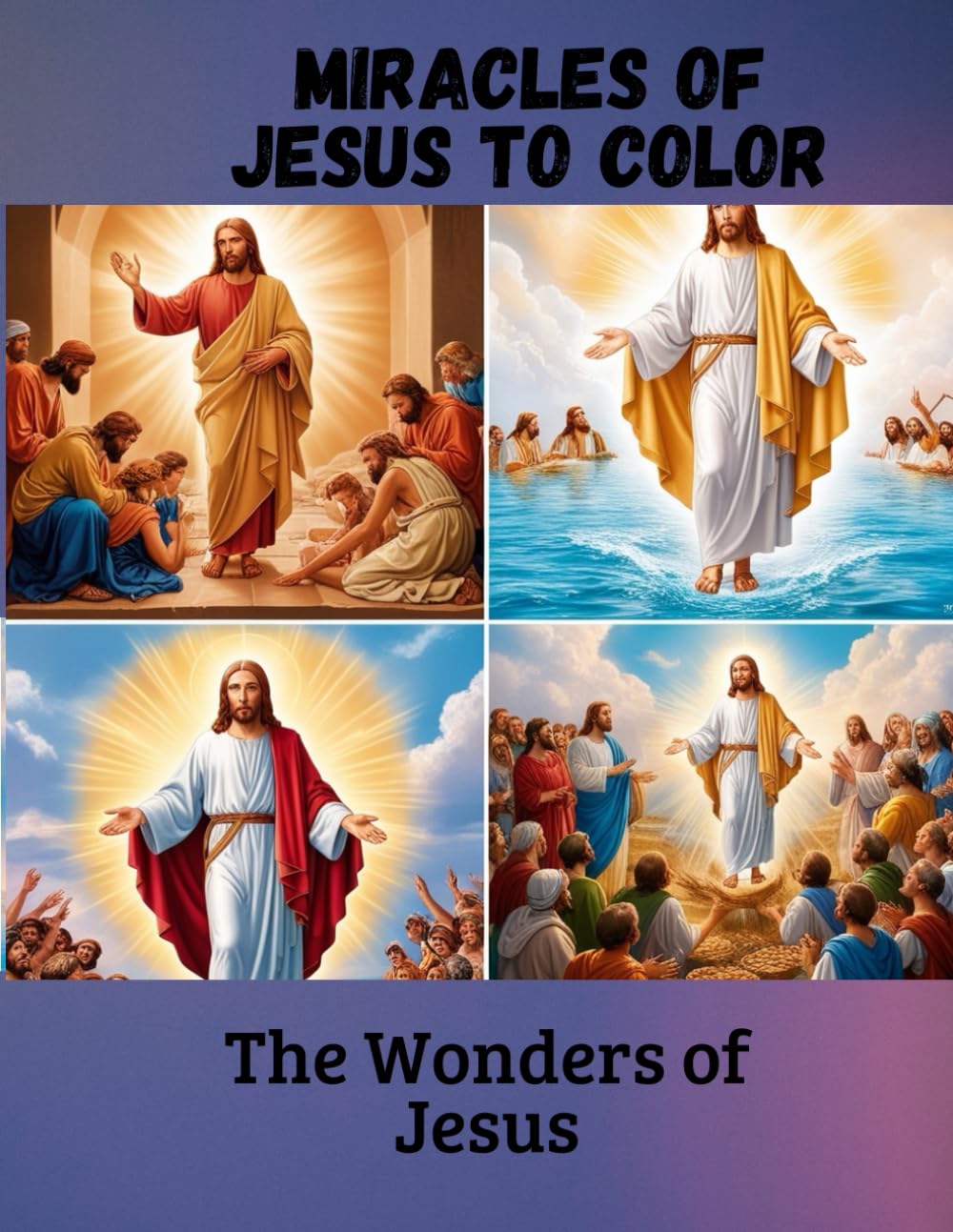 Miracles of jesus to color: The Wonder of jesus (Miracles to color)