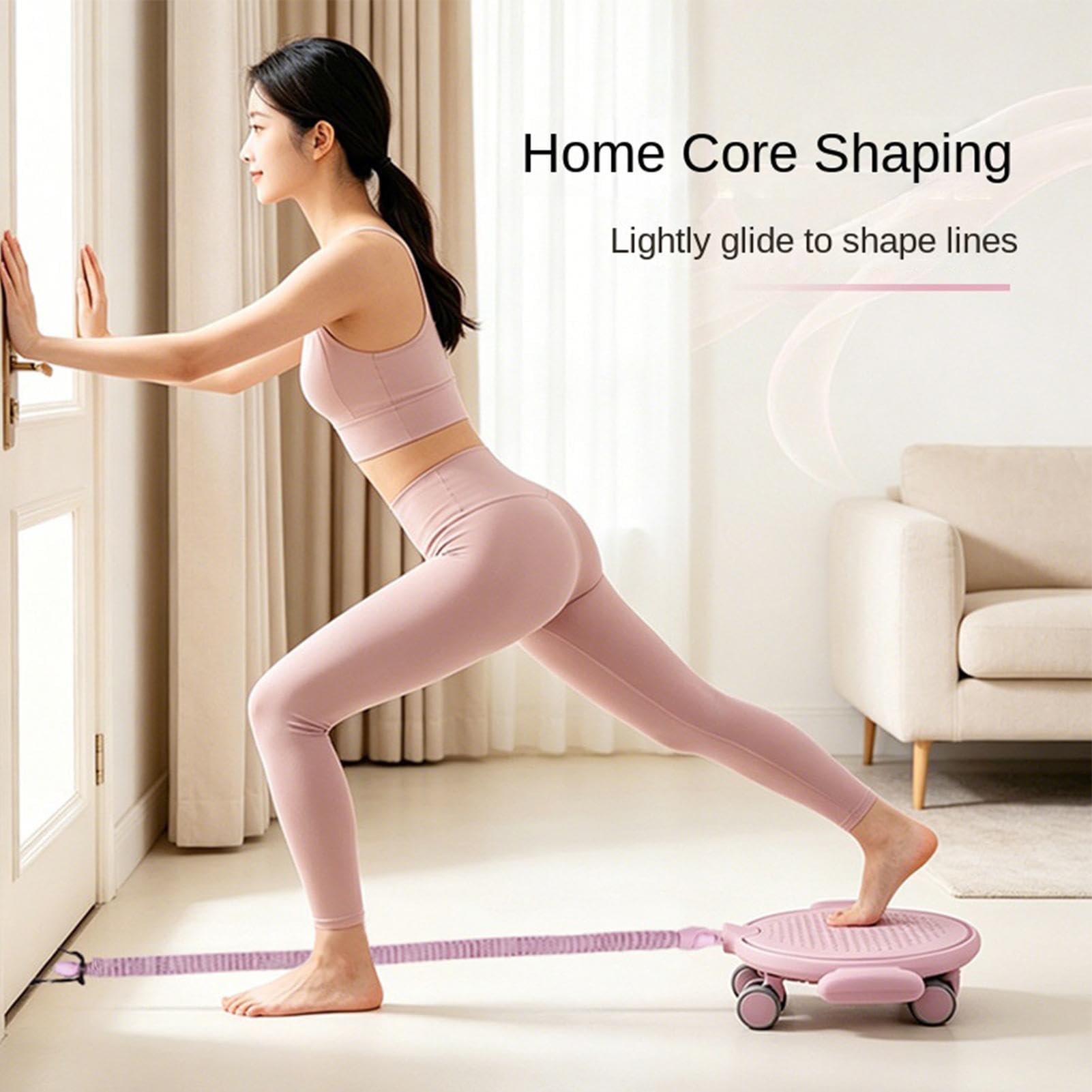 Pilates Sliding Disc Leiser Disc-Trainer z kółkami do treningu rdzeniowego