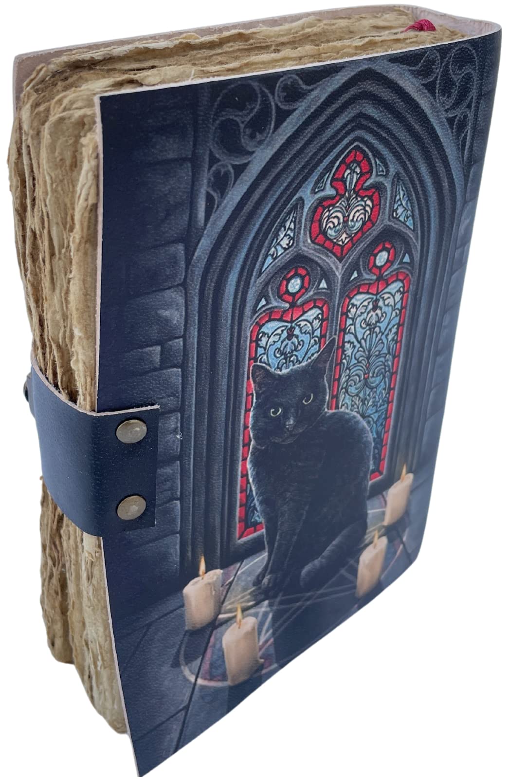 Leather Notebook for Men and Women with Tree of Life in Embossed, 18 x 13cm Leather Diary | Vintage Leather Hardback Notebook with Pen | 300 Unlined Pages Handmade Travel Diary Sketchbook