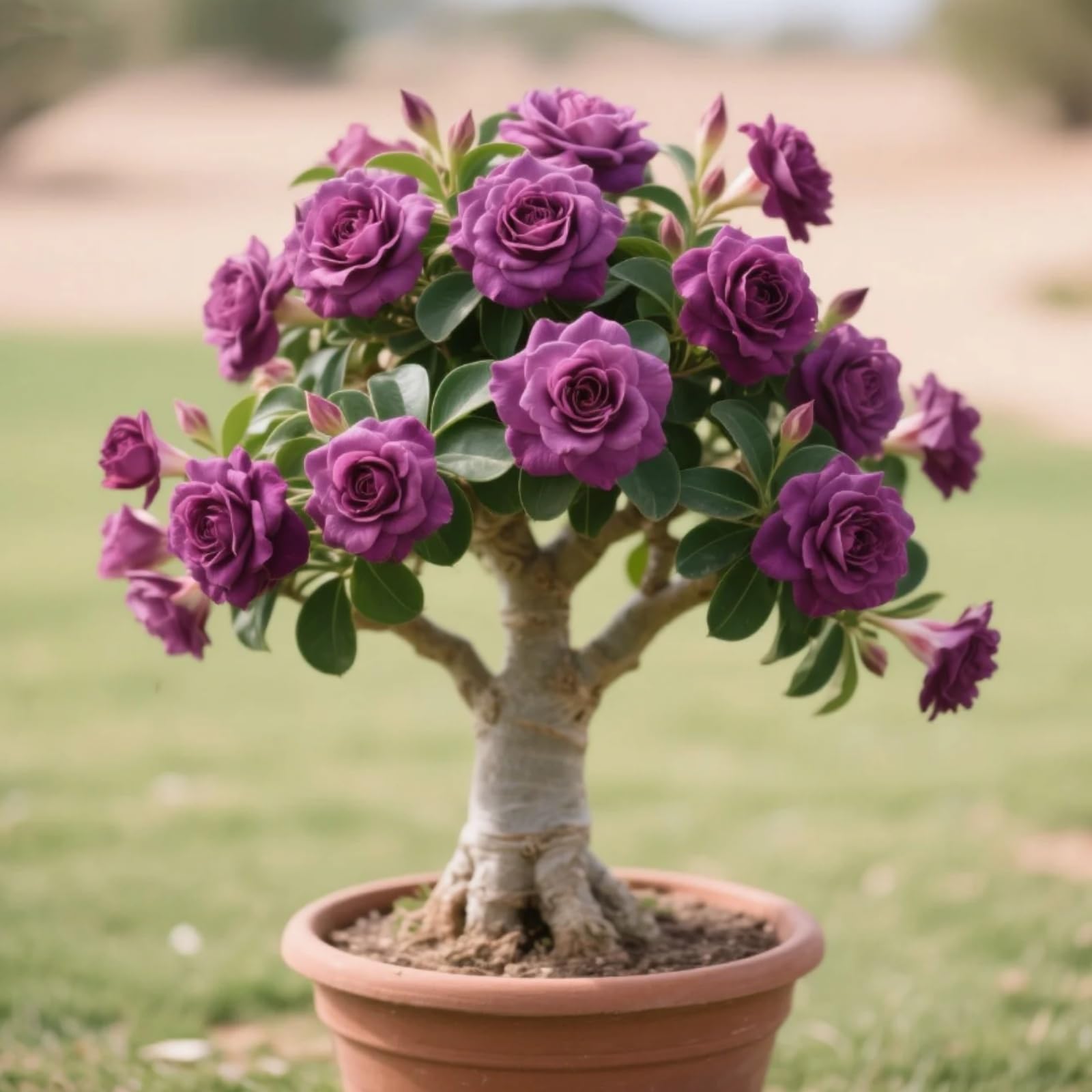 Perennial Garden Bulbs-Brilliant Desert Rose Bulbs Bulk-Professional Planting for Stunning Garden Displays-2 Bulbs-G — image 1
