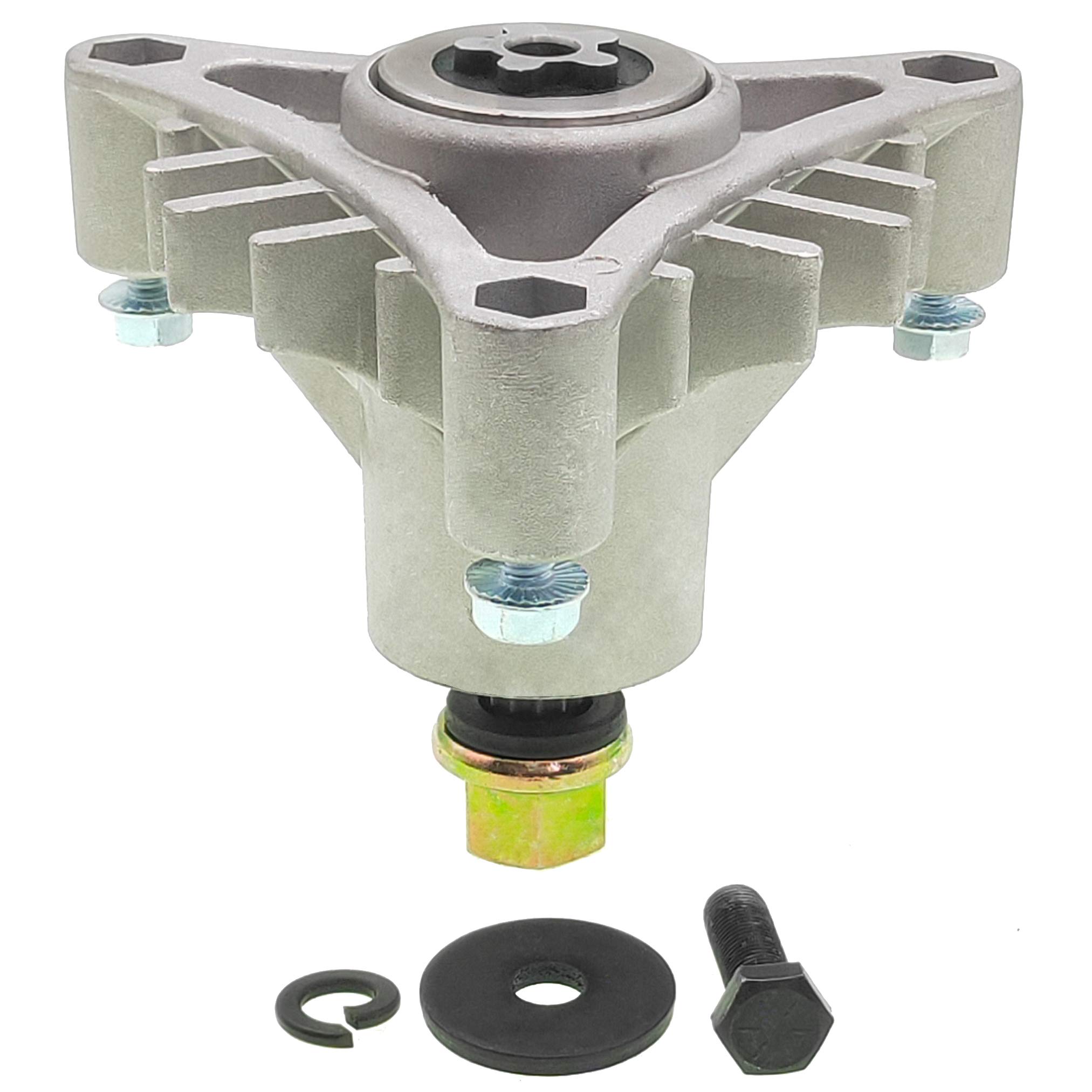 Spindle Assembly Replaces 143651 532143651 137553 137152 532-143651 Oregon 82-510 with Mounting Bolt and Blade Bolt Holes Tapped for Easier Install