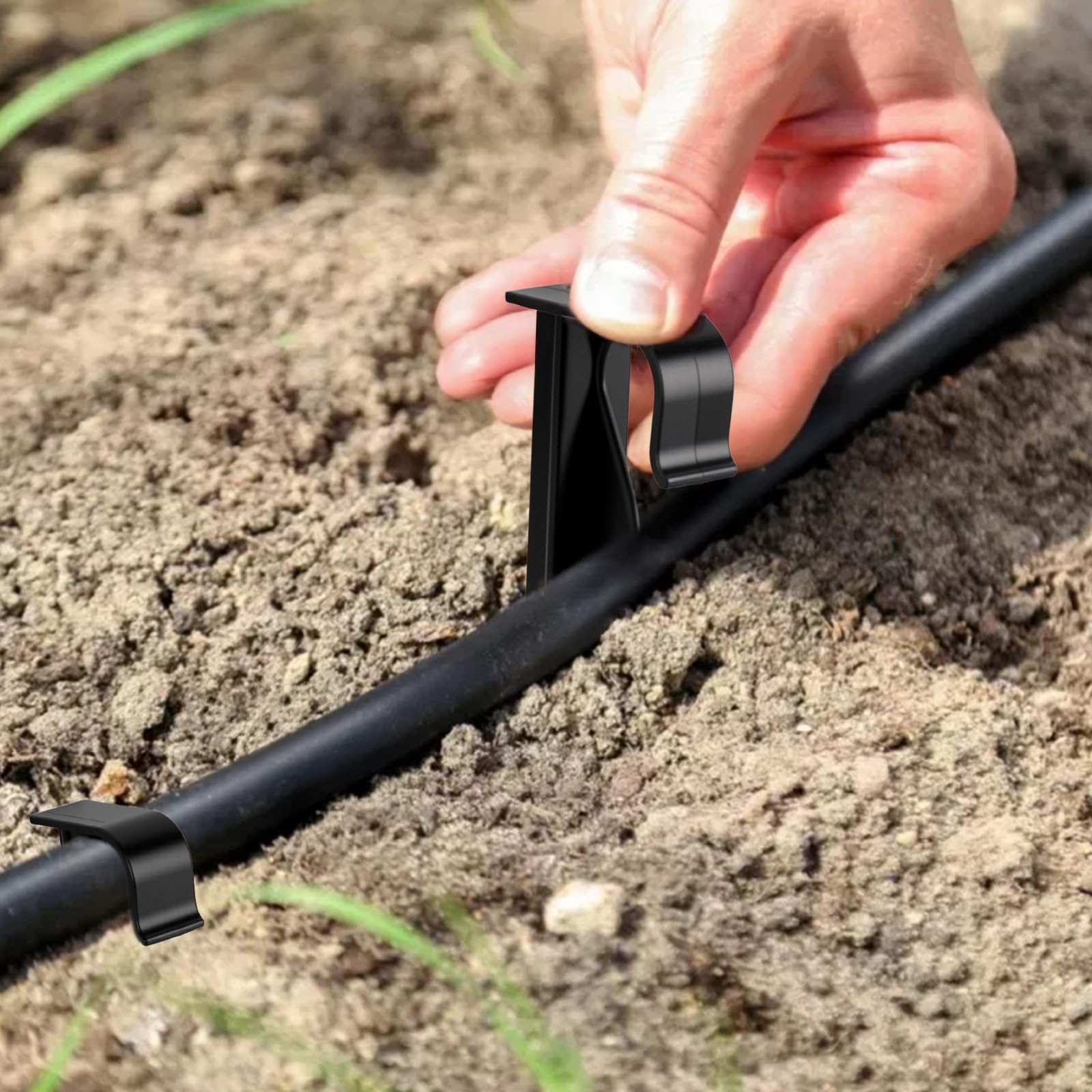 50 Pezzi Picchetti di Ancoraggio per Irrigazione Giardino