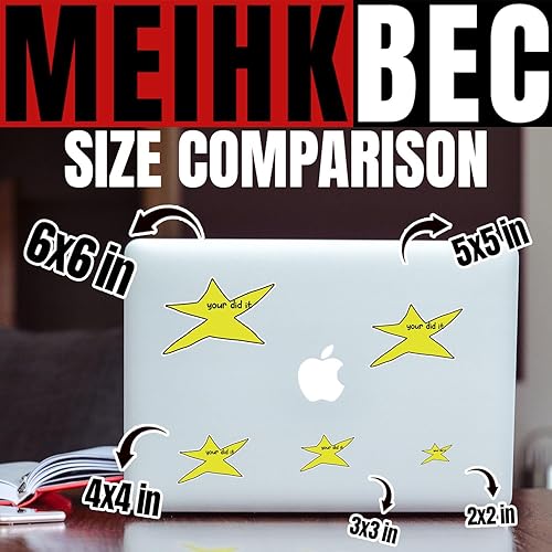 Miniatura 5 de Your Did It Star Meme Sticker Divertido Meme Star Hydroflask Pegatinas Motivación Positiva Die-Cut Impermeable Adhesivo de vinilo para botella de