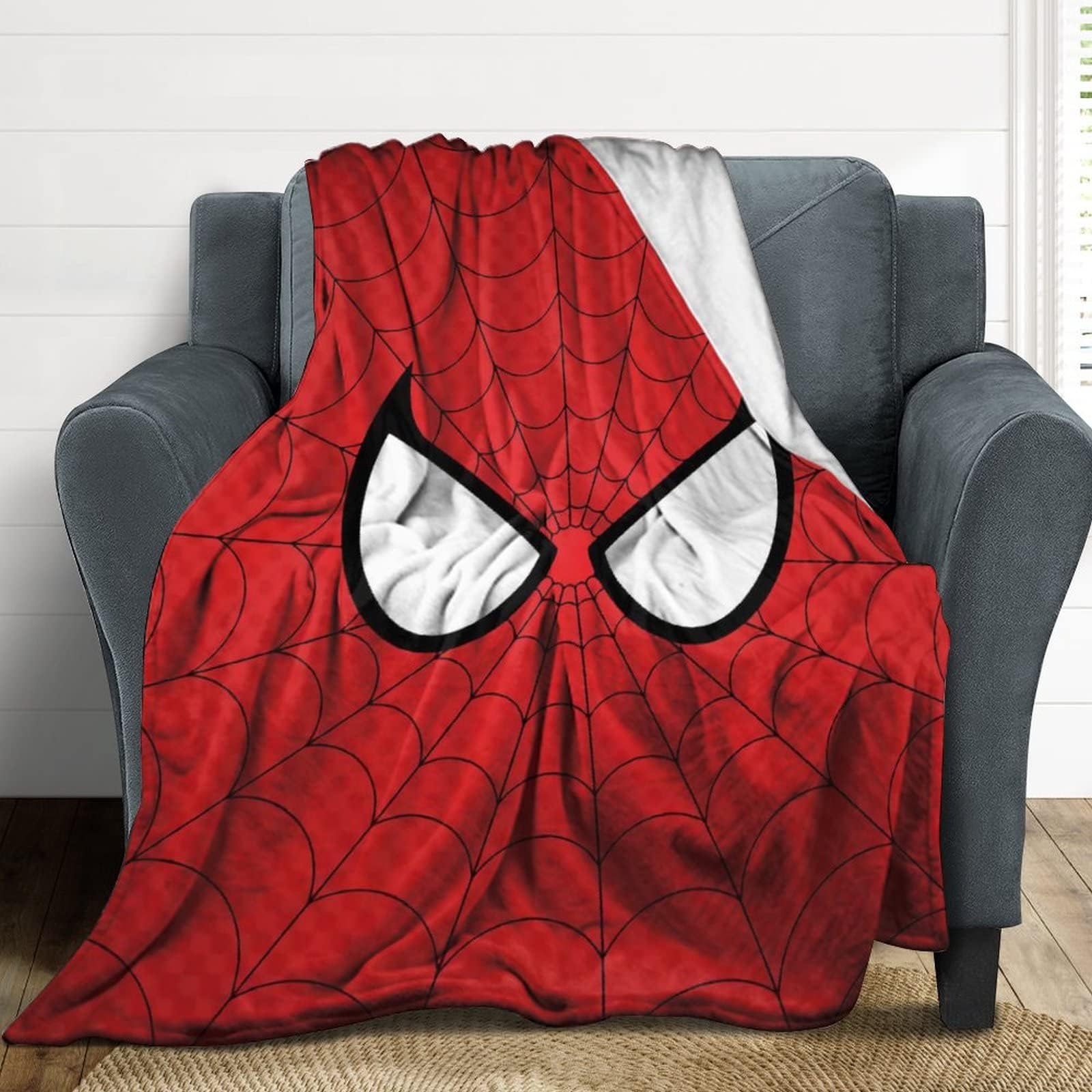Cartoon Eyes Throw Blanket 60x50 Inches Soft Plush Blanket for Couch Car Bed