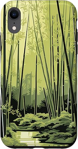 iPhone XR Bamboo Radiance Nature's Brilliance in Chromatic Hues Case
