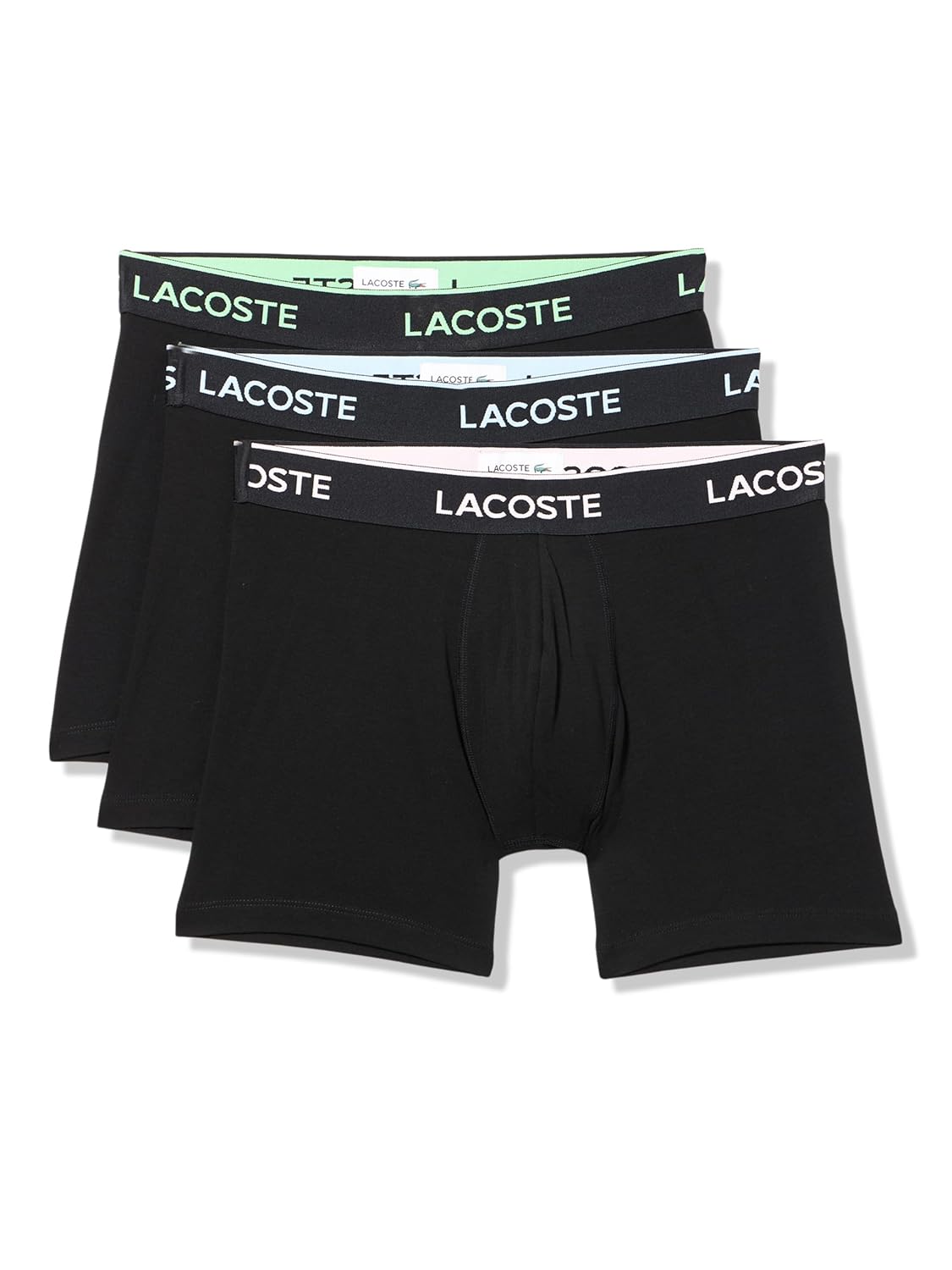 Lacoste mens Cotton Stretch Essentials Boxer Briefs 3-pack Amazon Exclusives
