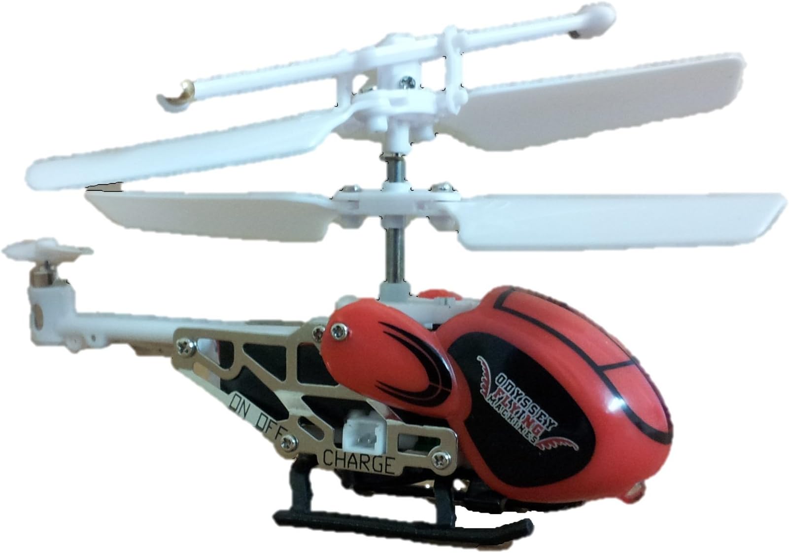 Odyssey Flying Toys Quark Micro Copter, Red