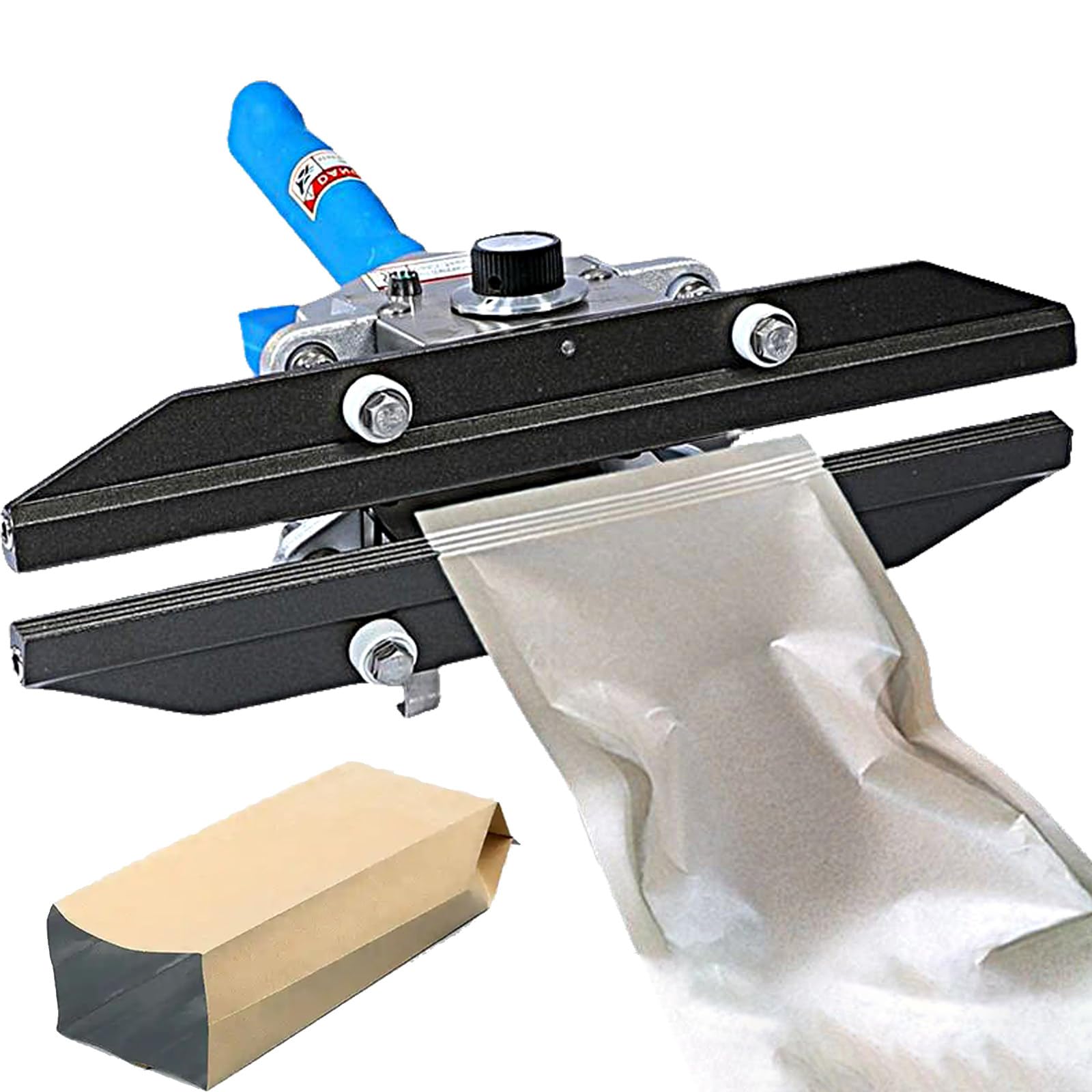 Sellador TéRmico De Mano, Sellador De Bolsas De PláStico De 200/300/400/500/600 Mm, Sellador Por Impulso, MáQuina Envasadora De Bolsas Con Sellador Al VacíO, Para Bolsas,Blue60cm