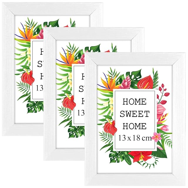 MG Design Set de 3 Marco Rojo 70 x 90 cm