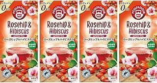 日本緑茶センター ポンパドール ローズヒップ&ハイビスカス 10袋×4個
