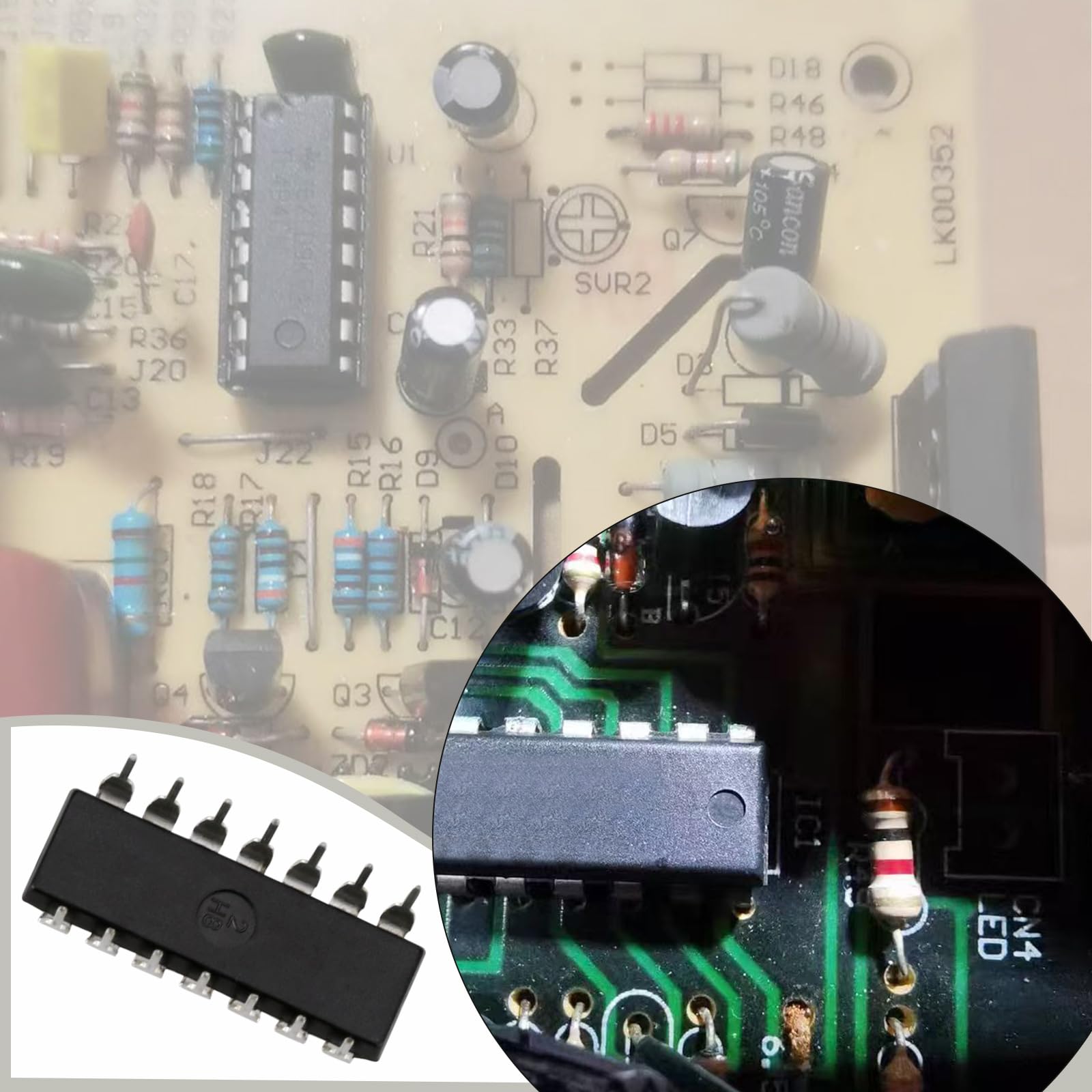 OTOTEC 20 Pezzi TL084CN Amplificatore Operazionale Di Ricambio TL084 Chip IC Amplificatore Operazionale DIP-14 Chip Di Ingresso JFET A Basso Rumore Per Elaborazione Del Segnale Audio
