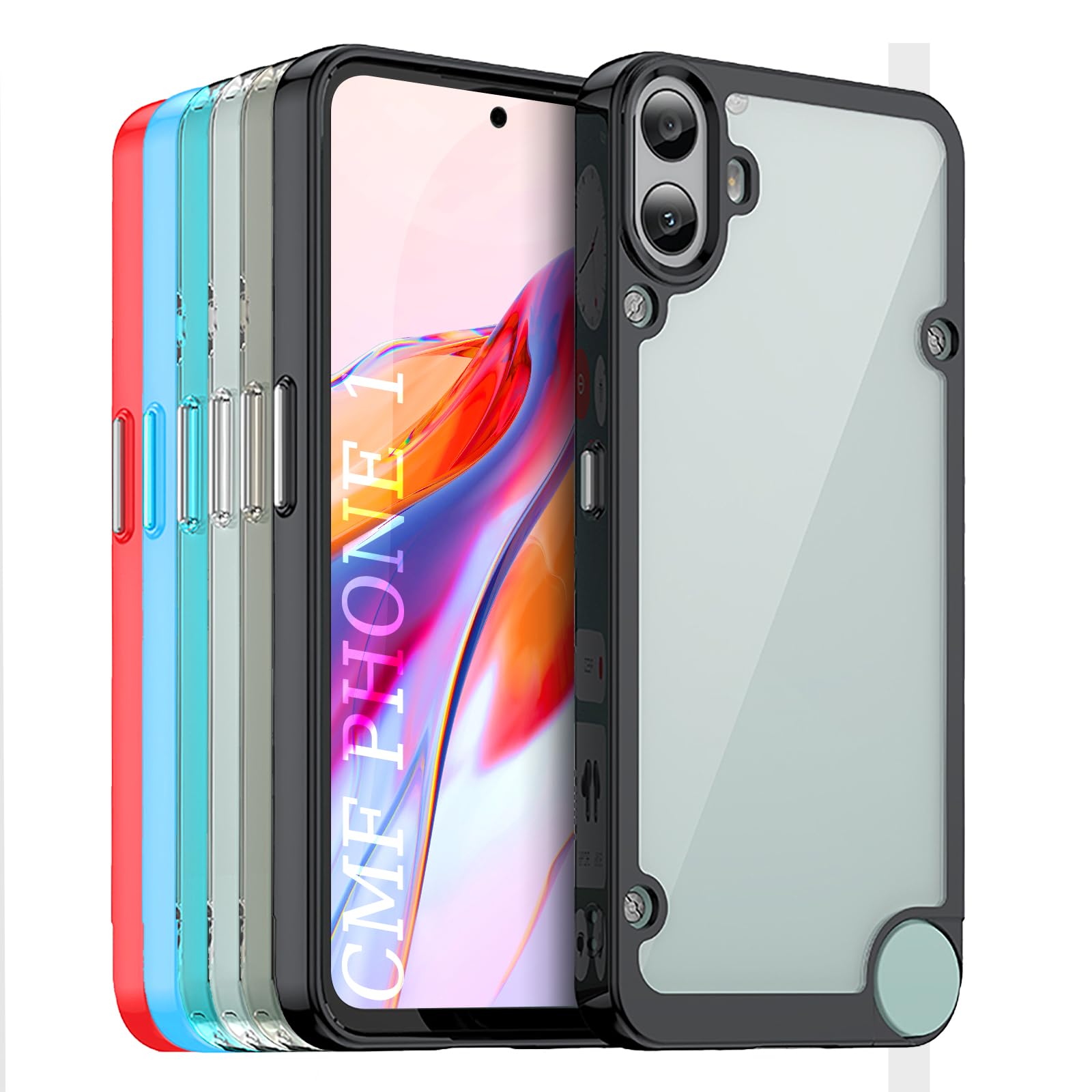 TailTech Transparente TPU-Hülle Für CMF Phone 1 – Stoßfeste Schutzhülle Mit Luftpolstern & Präzisen Aussparungen