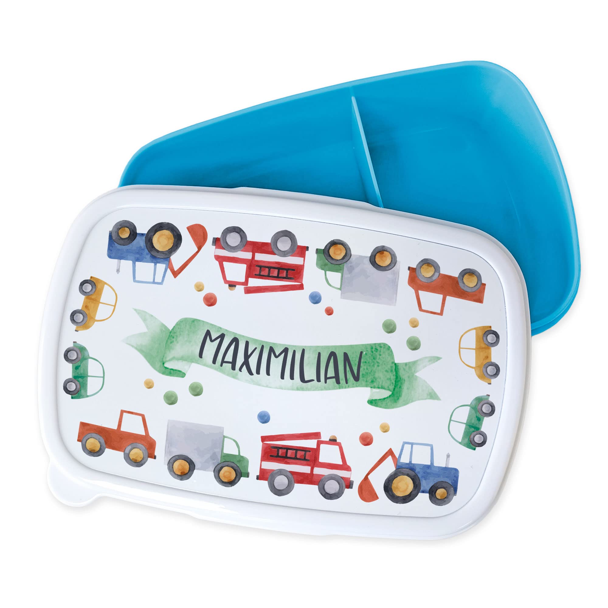 Boîte à Goûter Personnalisée Enfant Avec Nom Et Motif Lion - 18x12x6 Cm, Plastique Alimentaire, Fermeture Sûre