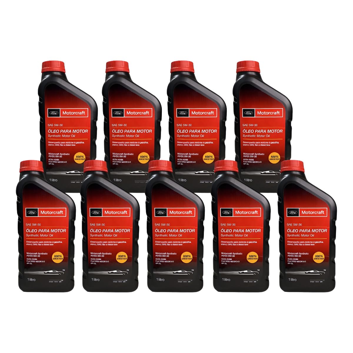 Kit Troca Óleo Motorcraft 5w30 Ranger 3.2L e Transit 3.2L - 9 Litros