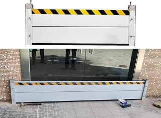 Garage/Front Door Flood Prevention Barriers with Rubber Seal Strip, Commercial Flood Control Barrier Reusable, Doorway Temporary Assemble Door (Color : H39in(40cm), Size : L38in(96.5cm))