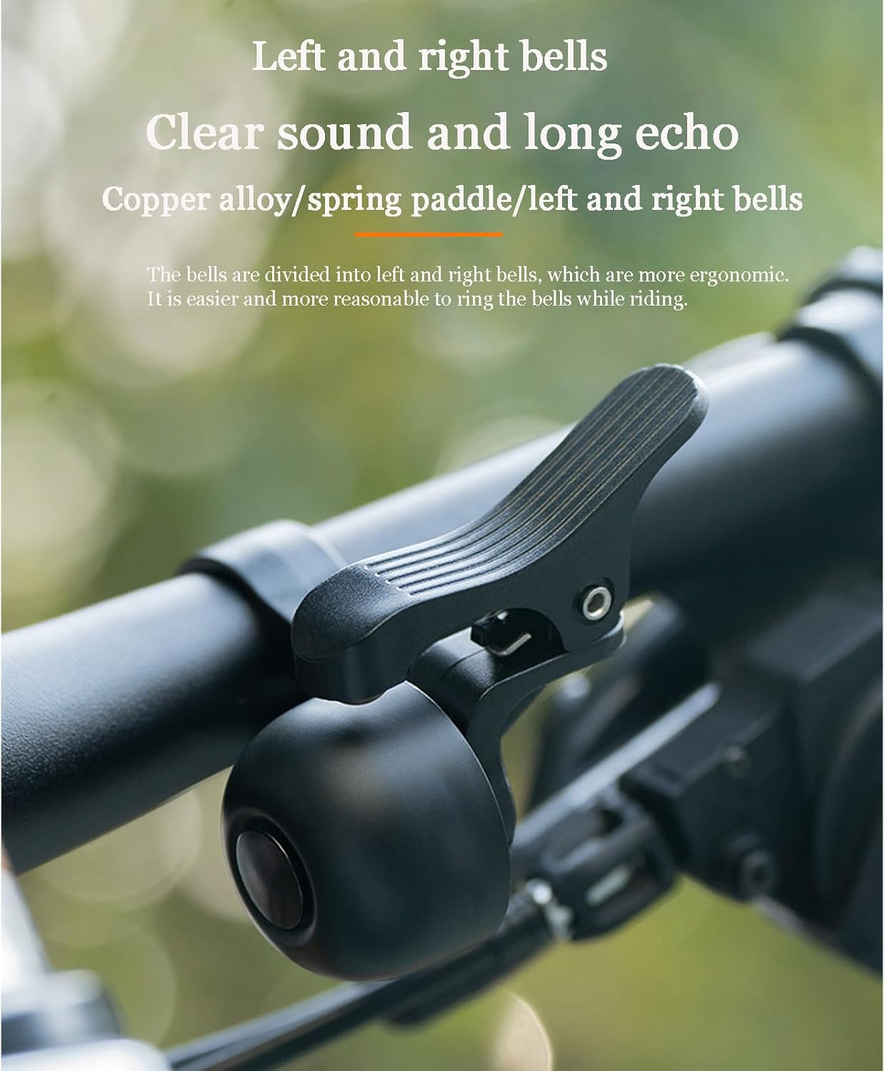 Bike Bell for Scott Ransom eRide, Bicycle Bell Super Loud Mountain Bike, Bicycle Handle Bells Ring, Aluminum Alloy Bike Ring for Road, Mountain Bike