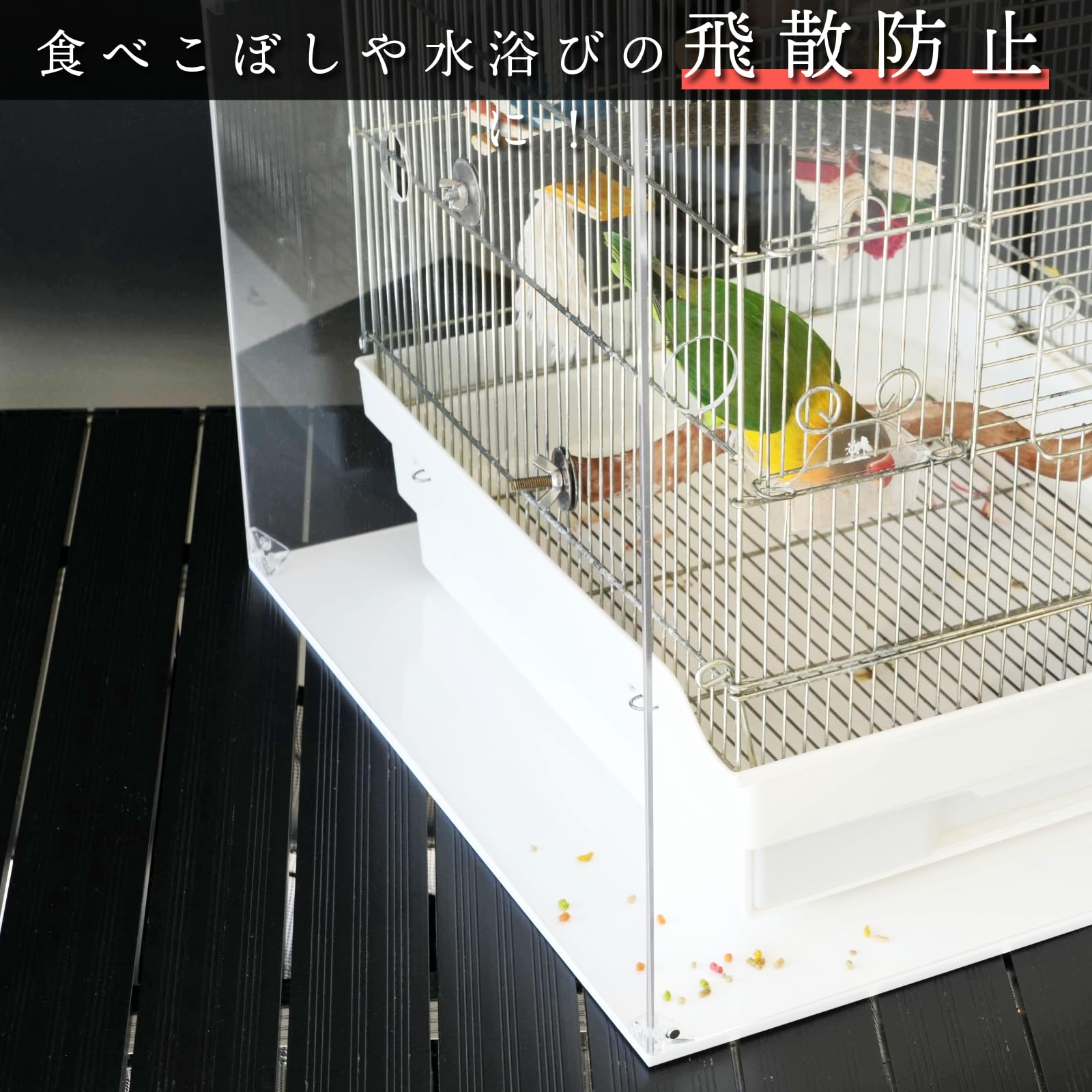 Amazon | Love Birb バードクリスタ アクリル バードケージ