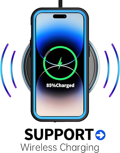 Miniatura 9 de BEASTEK Funda impermeable para iPhone 14 Pro Max, a prueba de golpes, a prueba de polvo IP68 bajo el agua, serie NRE con protector de pantalla