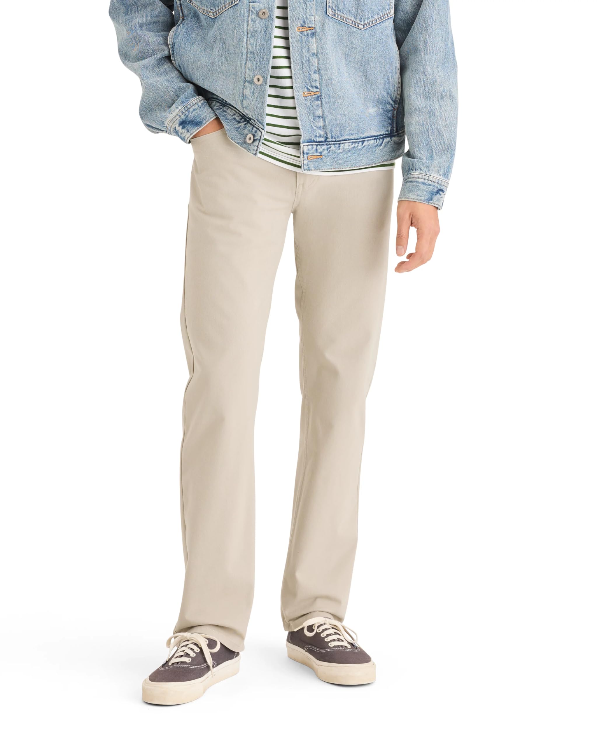Dockers Mens Dockers Mens All-Day 5-Pocket Straight Fit with All Seasons Tech