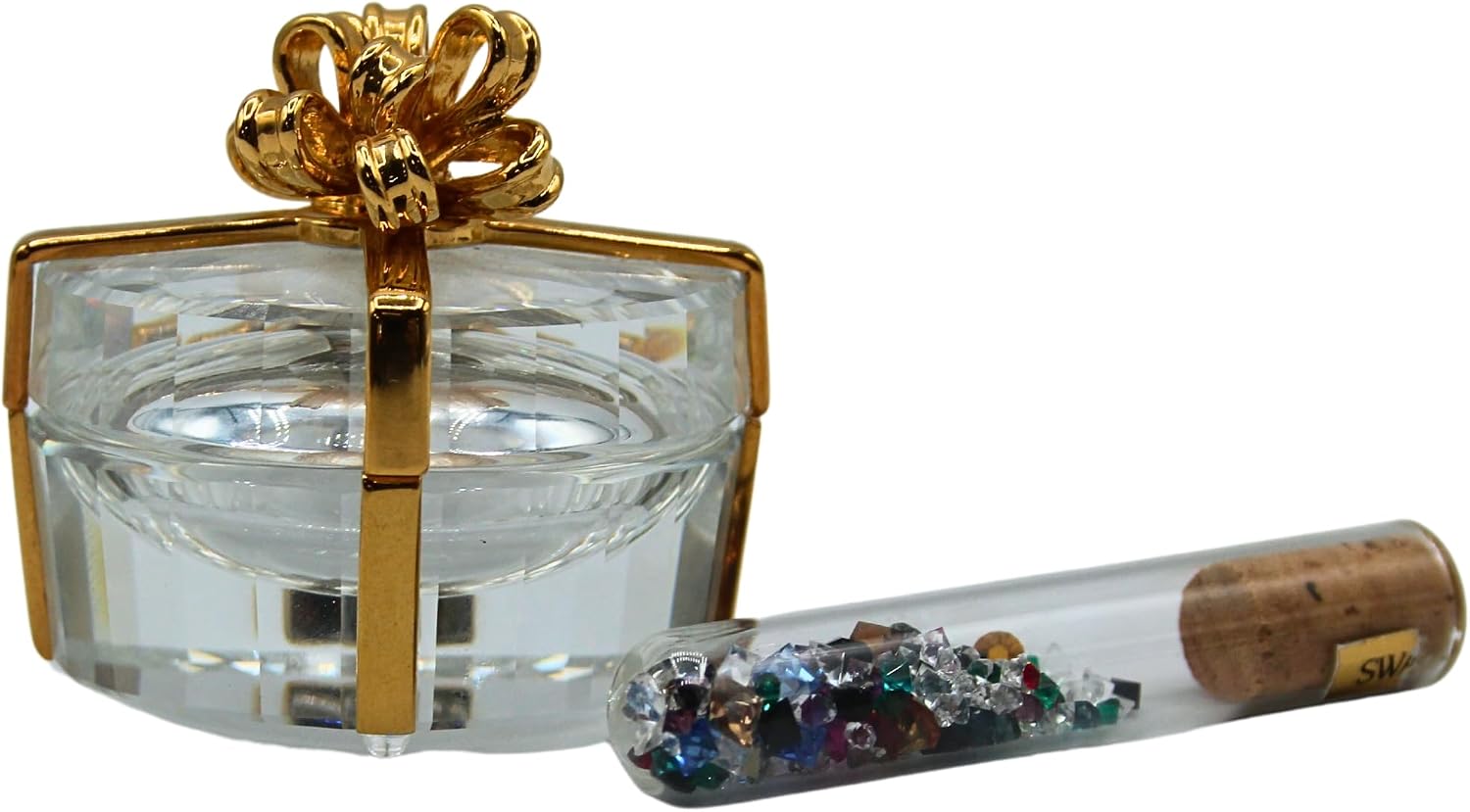 Swarovski Gold Crystal Memories Jewelry Box