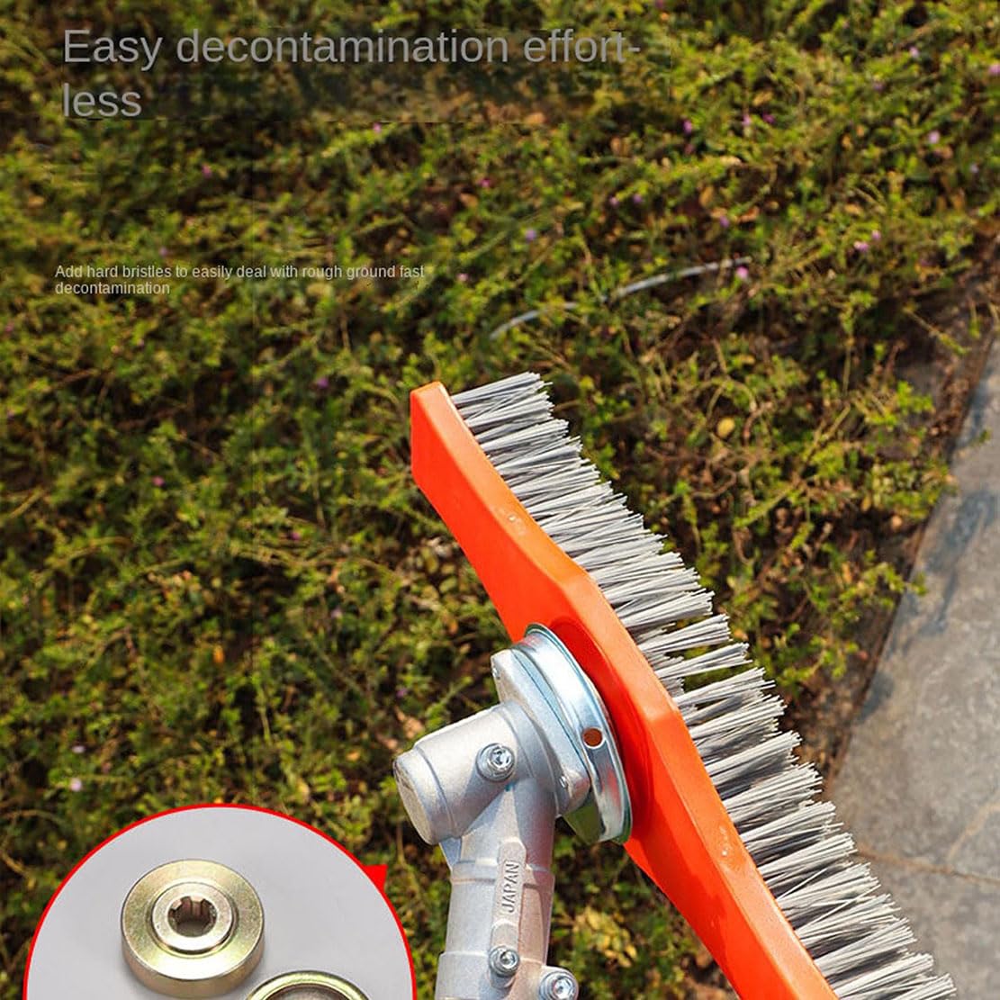 Spazzola per la Pulizia del Tosaerba, Compatibile per Worx WG743 2018–2023, ricambi per Tosaerba