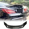 MCARCAR KIT Carbon Fiber Trunk Spoiler Compatible with 2013-2019 Benz CLA-Class C117 W117 4-Door Sedan Rear Boot Lid Highkick Spoiler Wing Lip