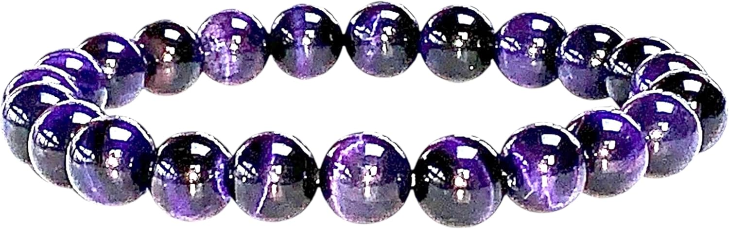 Tiger’s Eye Stretch Bracelet - 10mm Protective Beads for Focus, Power, Strength