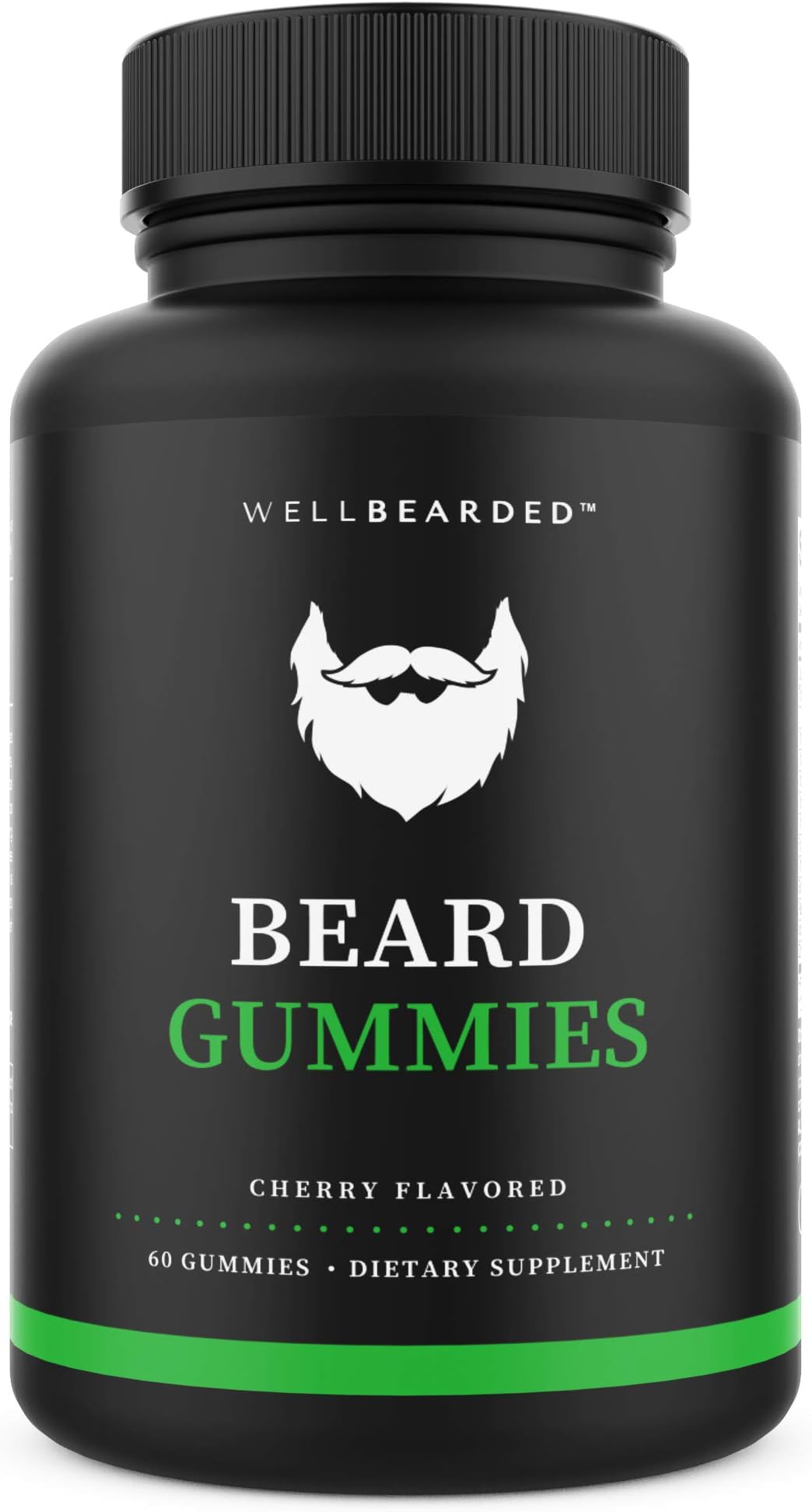 Beard Gummies - Natural Hair Growth Vitamins for Men - Scientifically Formulated for Fuller, Longer, Thicker Beards & Mustache - 5000mcg Biotin - Beard Gummy Supplement - Mens Beard Care
