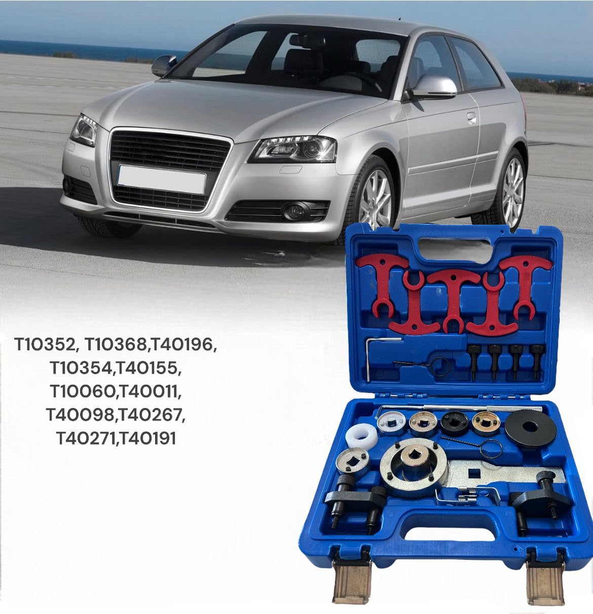 TANIASHOP Kit Messa in Fase Compatibile con Motori Audi Vag 1.8 2.0 TSI/TFSI VW Audi T10352 T40196 T40271