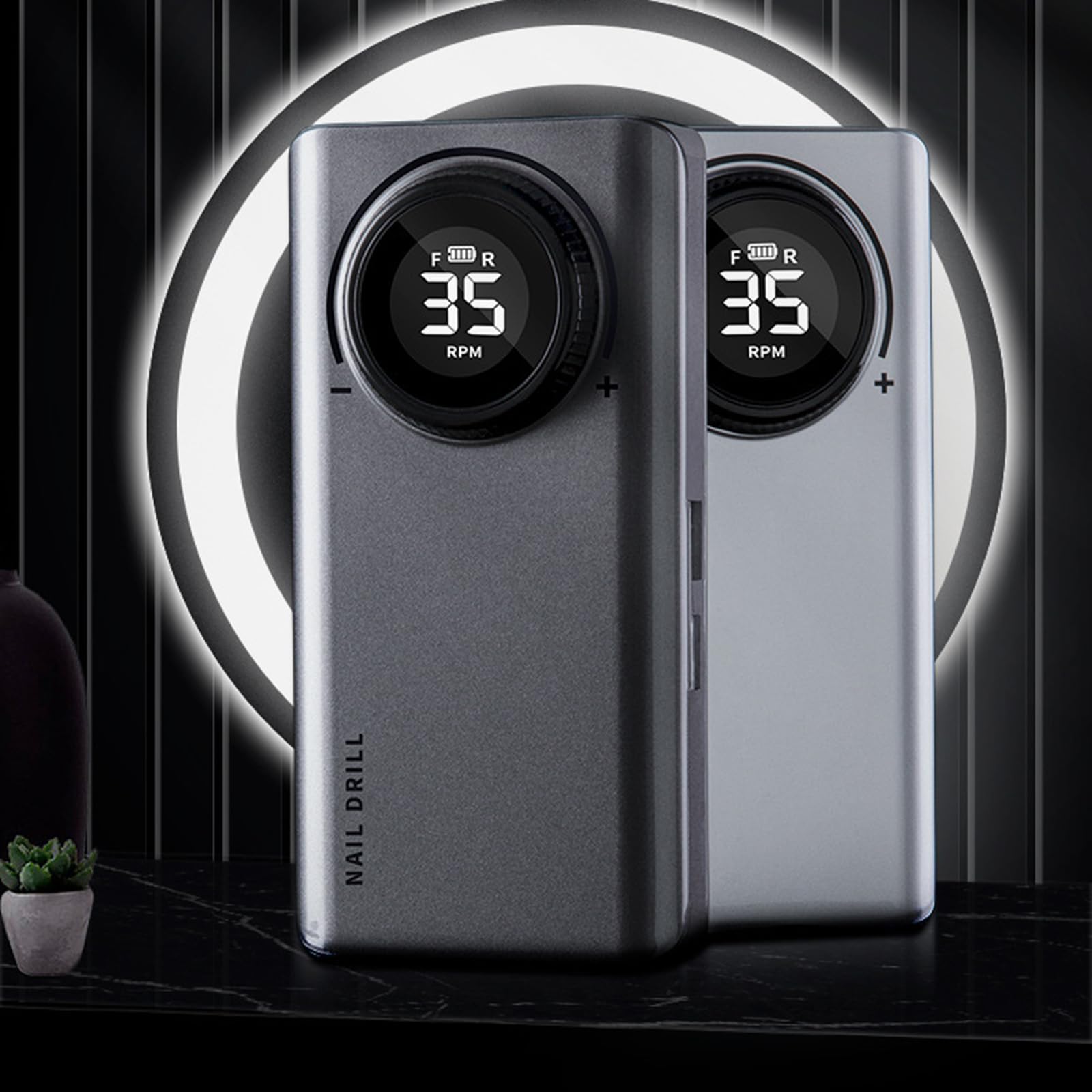 Taladro eléctrico profesional para uñas acrílicas con 6 brocas y accesorios de fácil cuidado, velocidad ajustable
