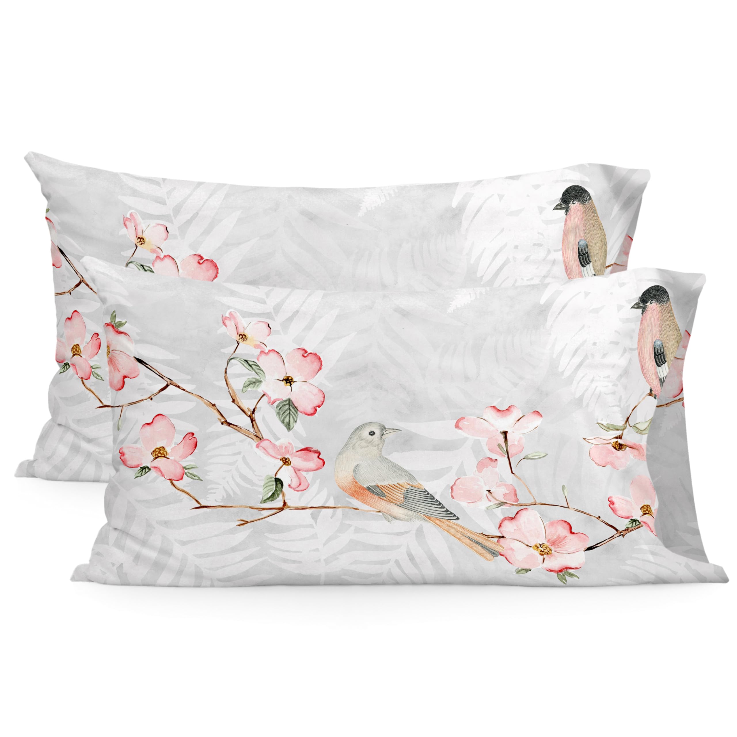 Taie d'oreiller 50x75 cm lot de 2 Ohara grand lit 150