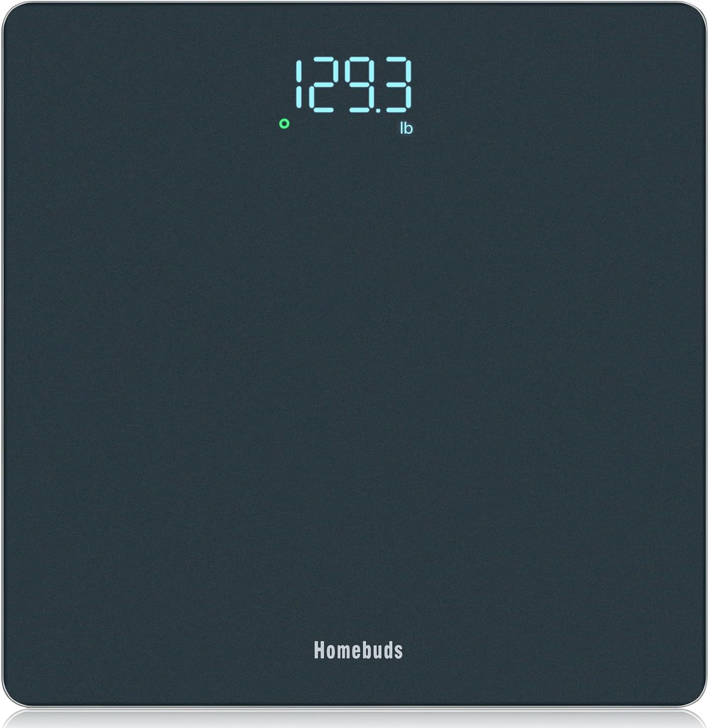 Homebuds Bathroom Scale for Body Weight, High Precision 0.1lb by Professional Factory Since 2001, Weight Scale LED Display and Step-On, 3*AAA Batteries Included, 400lb/182kg, Blue