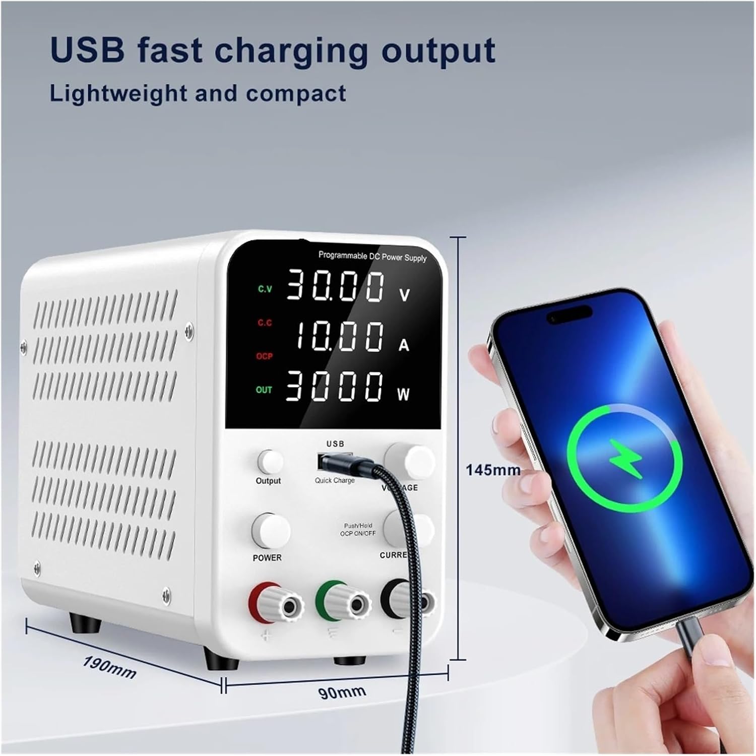 1PCS 30V 10A 60V 5A DC Power Supply Adjustable DC Power Supply Regulator Switching Power Supply Bench Power Supply 220V/110V(GC3010H)