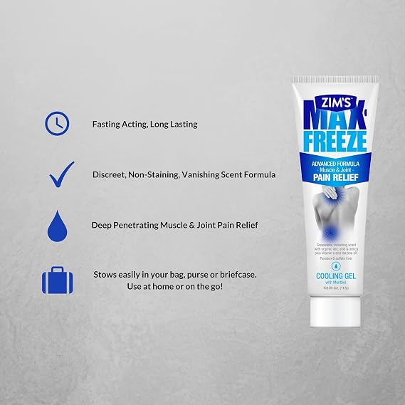 Zim's Max-freeze Gel, 4-Ounce