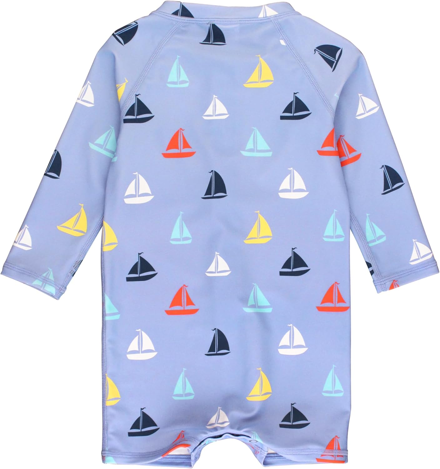 RUGGEDBUTTS Baby/Toddler Boy Swimsuit, One Piece Zipper Rash Guard Sunsuit with UPF 50+ Sun Protection - Image 3