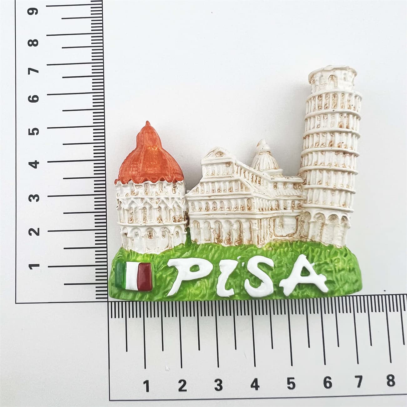 Pisa Italy Kühlschrankmagnet - 3D Souvenir Mit Schiefem Turm