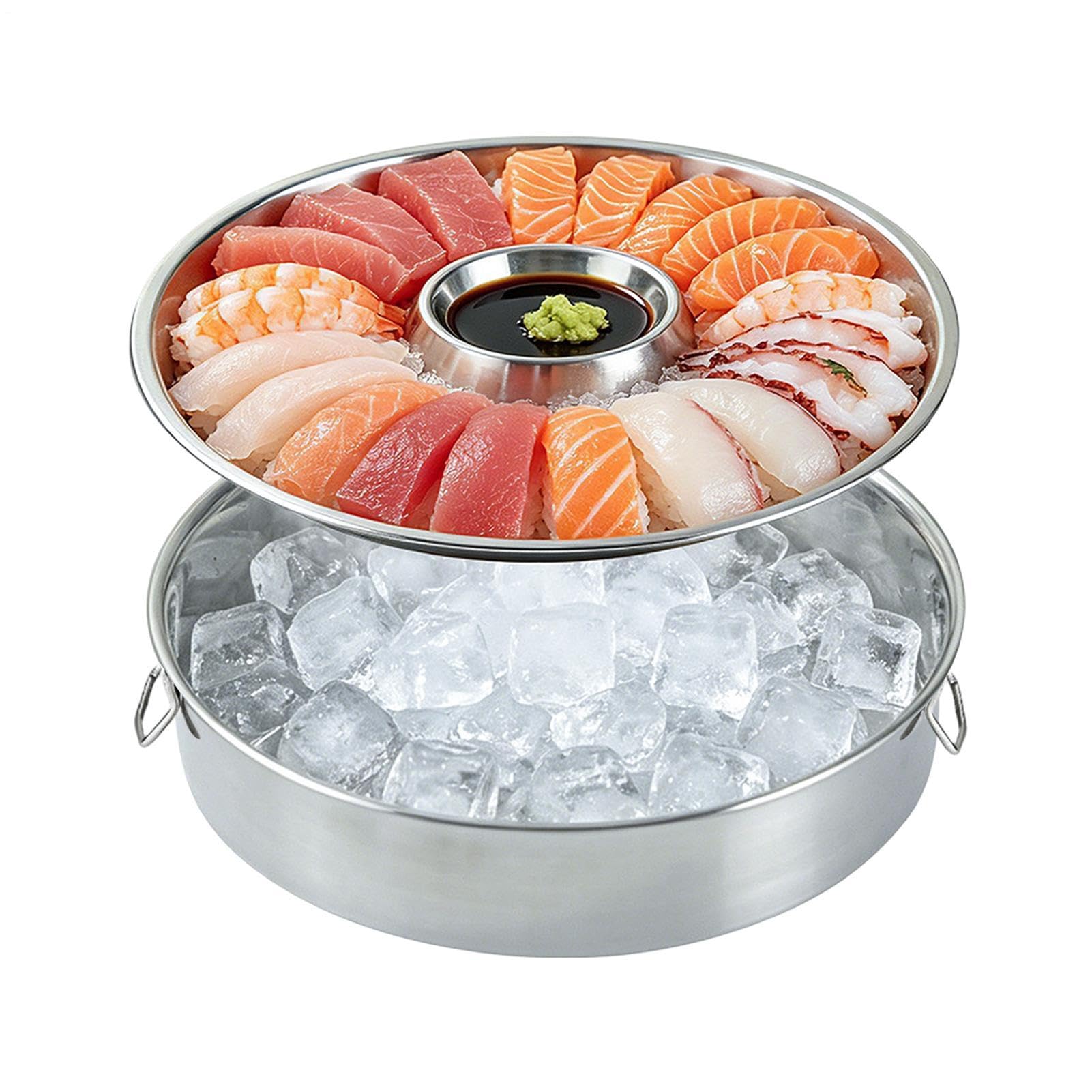 Assiette réfrigérée en acier inoxydable pour l'hôtellerie et la restauration