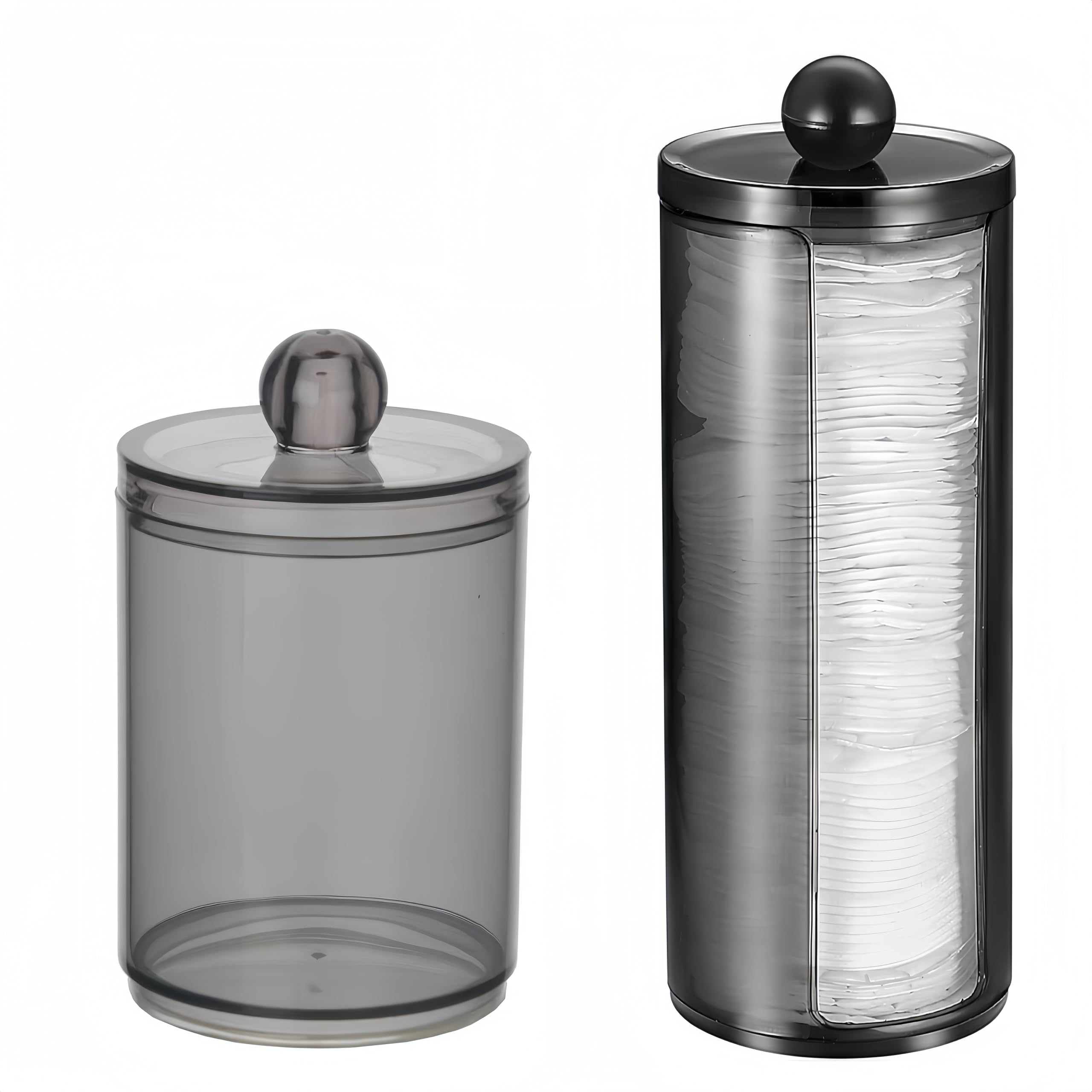 VGEBY Boîte De Rangement De Coton-tige Cosmétique Boîte De Rangement De Bureau Empilable