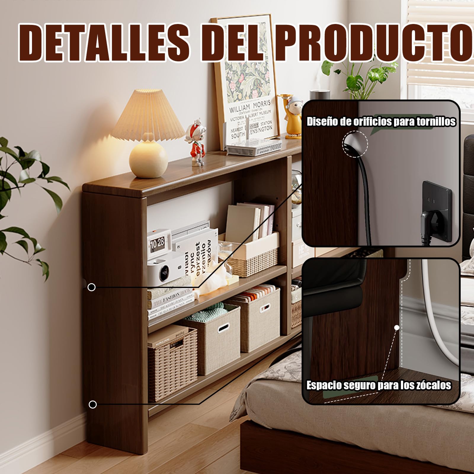 estantes de Doble Capa,Mesa de Entrada Recibidor Pequeña,Mueble detras Sofa Decoraciones estrechas,Ideal para Espacios pequeños para Salón Pasillo Recibidor （Blanco-120×15×86）