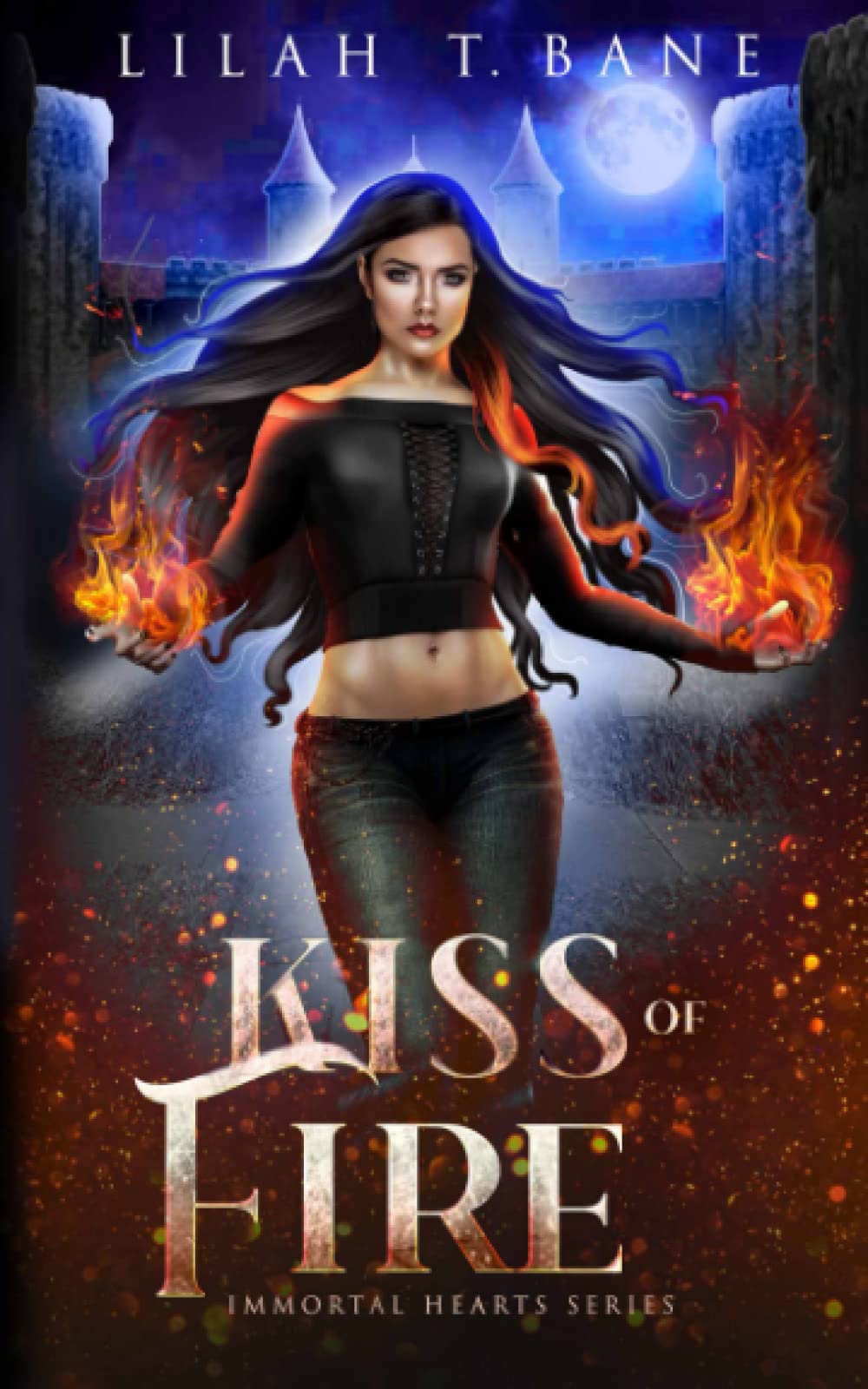 Kiss of Fire: A Paranormal Fantasy Romance: 1 (Immortal Hearts)