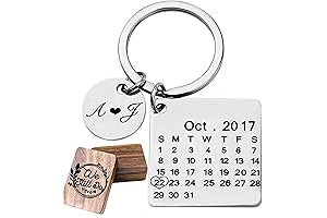 Personalized Engraved KeyChain Calendar