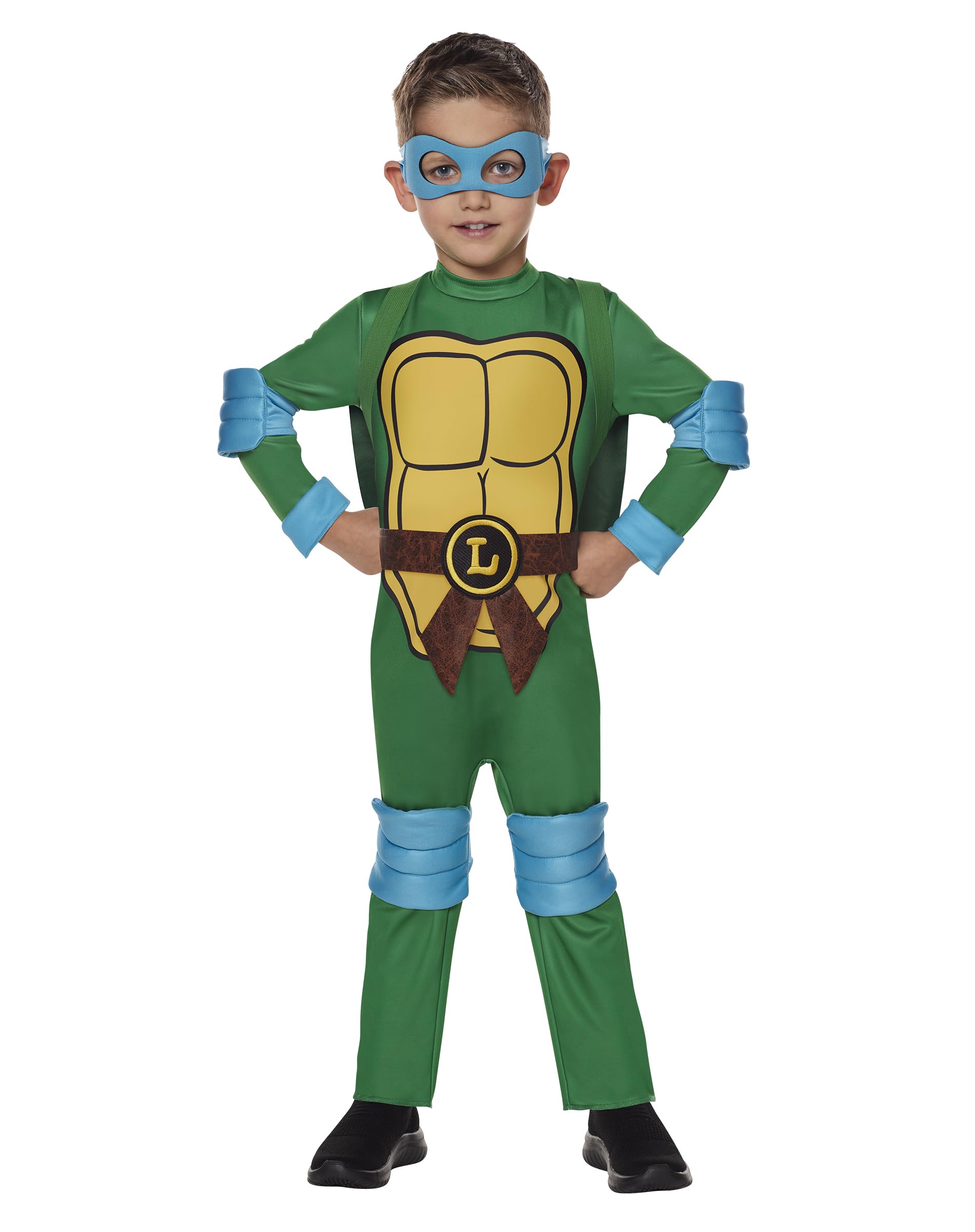 Spirit Halloween Teenage Mutant Ninja Turtles Toddler Leonardo Costume | Officially Licensed | TMNT | Group Costumes