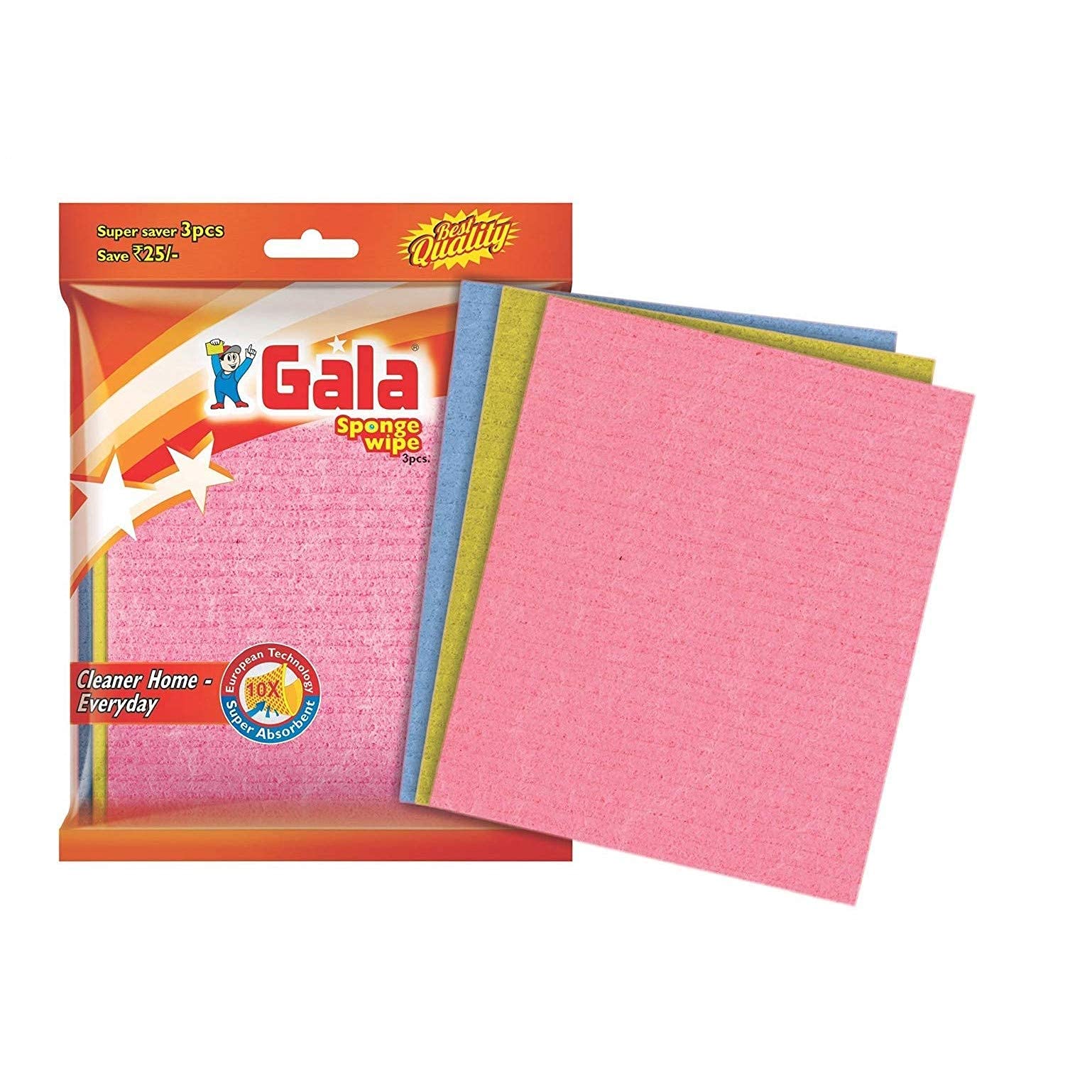 Gala Sponge Non-Stick Wipe (Pack of 3) (148994) (B09K6K17C7) Amazon Price History, Amazon Price Tracker