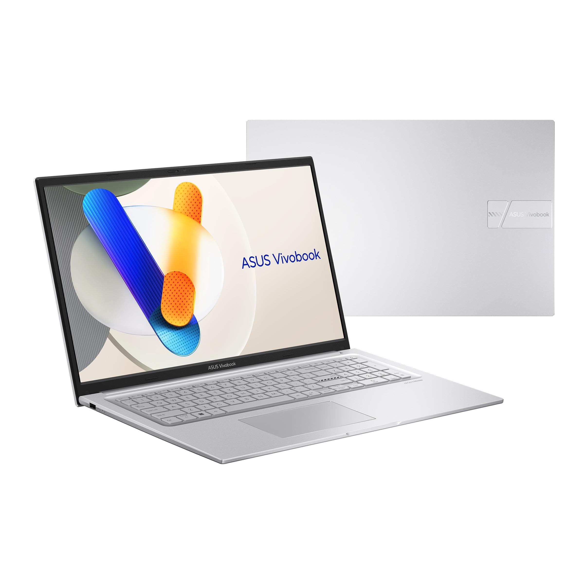 ASUS Vivobook 17 17.3 Pouces FHD PC Portable (Intel Core 5 120U, 16GB DDR5, 512GB SSD, Intel Graphics, Windows 11 Home) – Clavier AZERTY - sans Chargeur