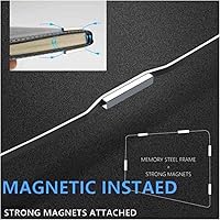 Vista 5 de Side Windows Magnetic Sun Shade UV Protection Ray Blocking Mesh Visor Compatible with Nissan X-Trail 2014-2018 (Color : 4 Door Visor)