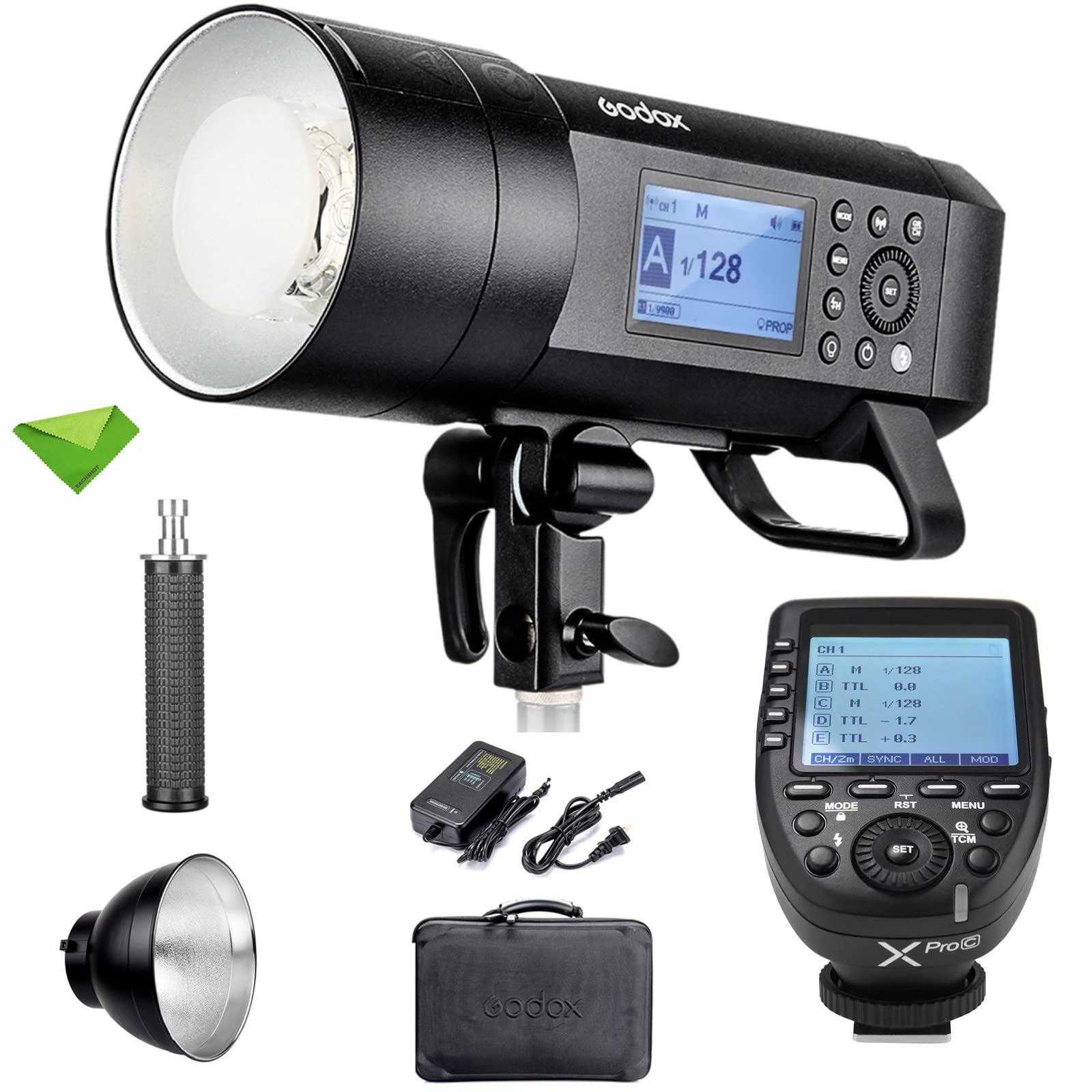 Godox AD400Pro ストロボ（美品・動作確認済み） Godox AD400 Pro AD400Pro Flash 400W com Godox Xpro-C Trigger GN72