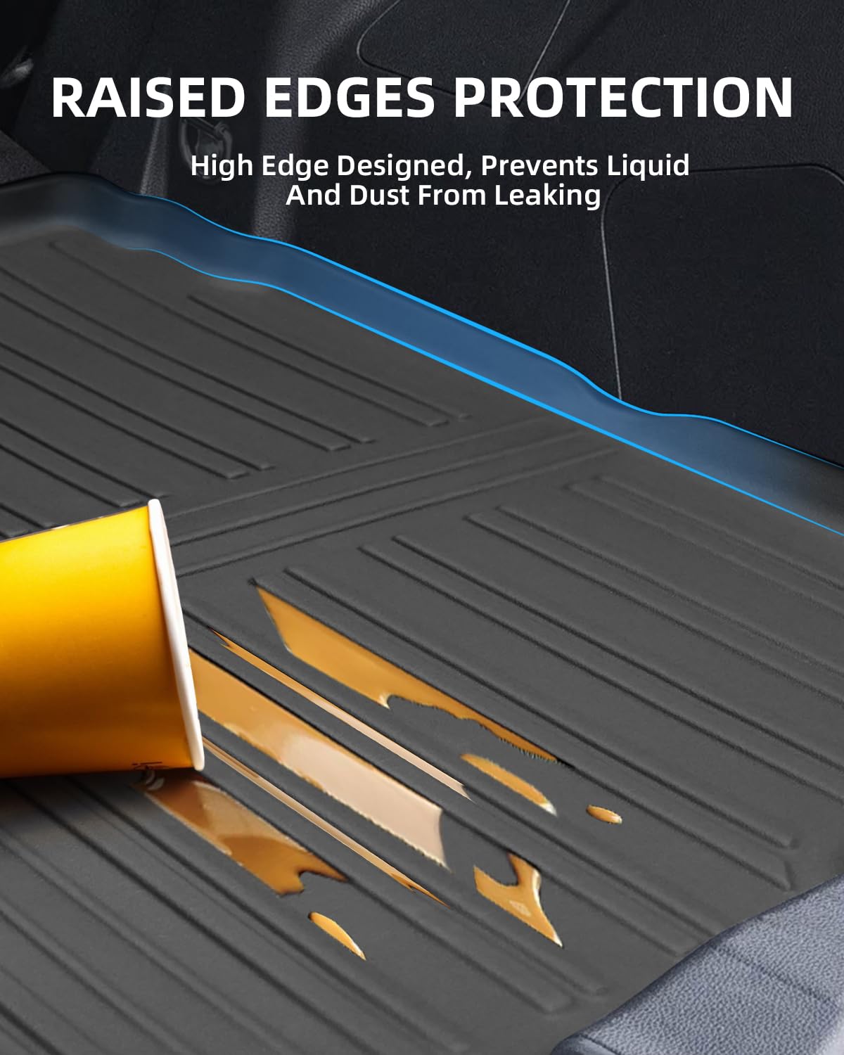 GAFAT Compatible Avec Toyota Yaris Cross XP210 2021-2024 2025 - Tapis De Coffre Hybrid TPE D'Origine - Antidérapant Avec Scanner 3D