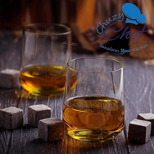 Miniatura 5 de Piedras de whisky Chilling Ice Cubitos  Juego de 9 piedras de whisky para enfriar piedras de whisky reutilizables para tus bebidas con bolsa de